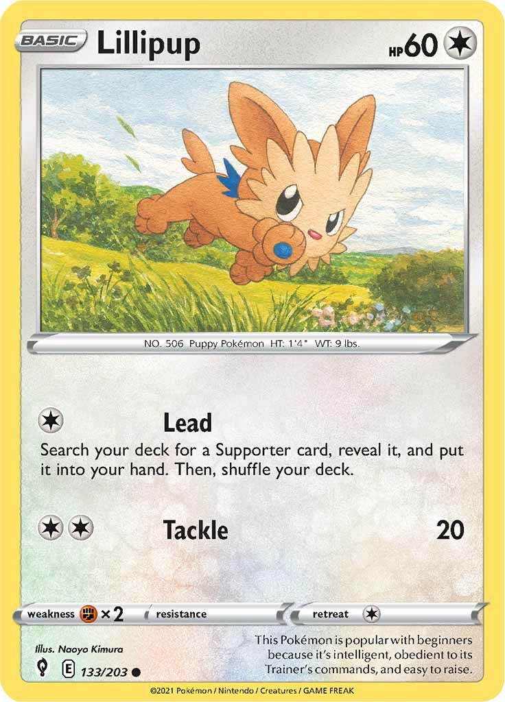 Lillipup (133/203) [Sword & Shield: Evolving Skies] | Galactic Gamez