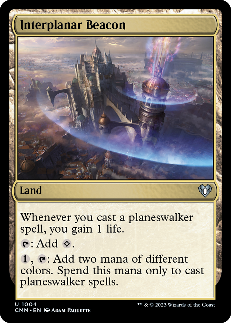Interplanar Beacon [Commander Masters] | Galactic Gamez