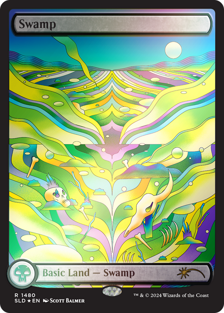 Swamp (1480) [Secret Lair Drop Series] | Galactic Gamez