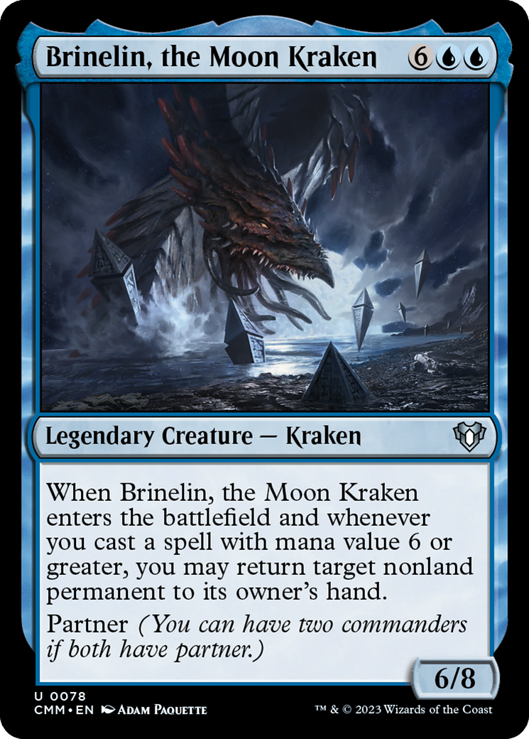 Brinelin, the Moon Kraken [Commander Masters] | Galactic Gamez