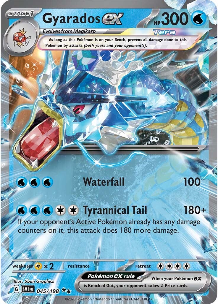 Gyarados ex (045/198) [Scarlet & Violet: Base Set] | Galactic Gamez