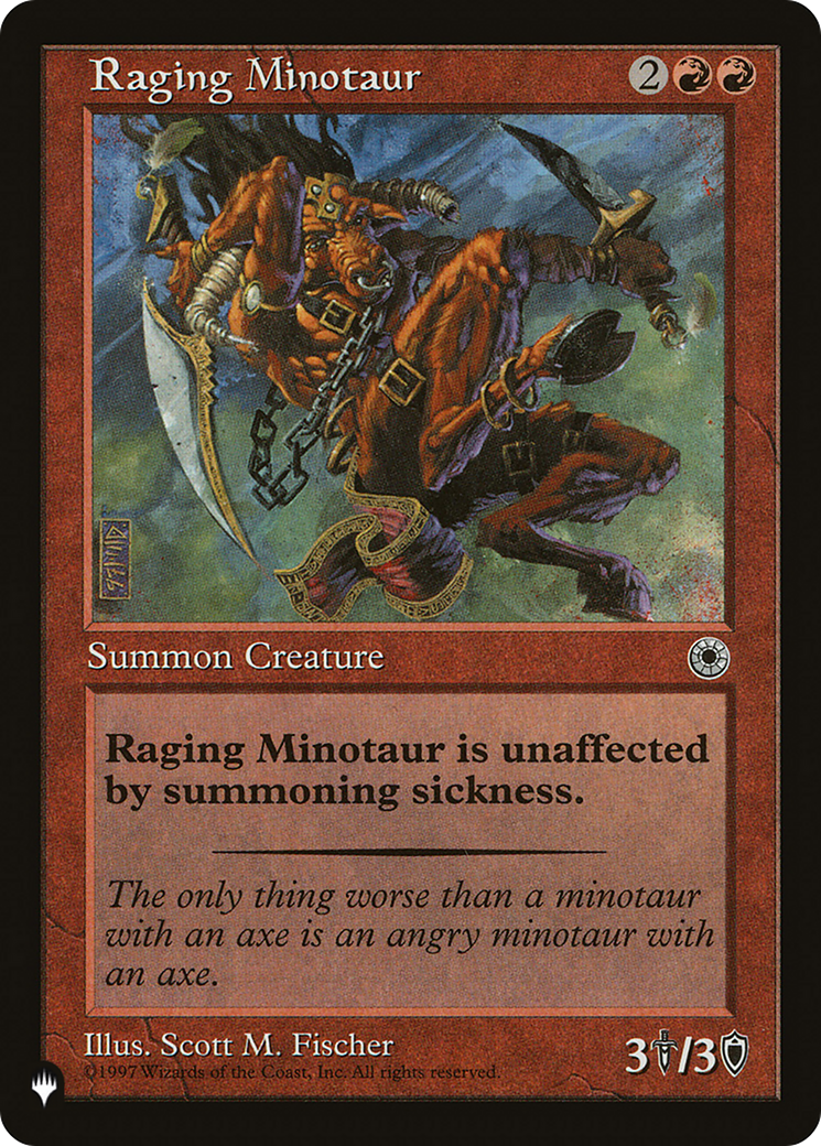 Raging Minotaur [The List] | Galactic Gamez