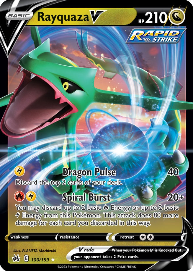 Rayquaza V 100/159 (Jumbo Card) [Sword & Shield: Evolving Skies] | Galactic Gamez