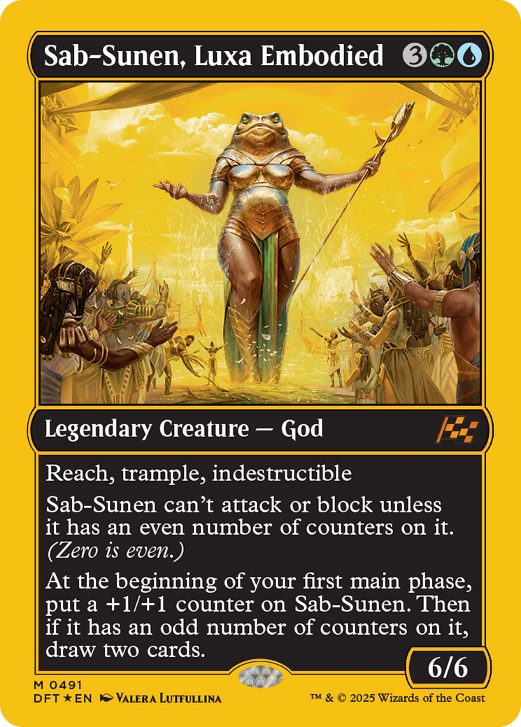 Sab-Sunen, Luxa Embodied (First-Place Foil) [Aetherdrift] | Galactic Gamez