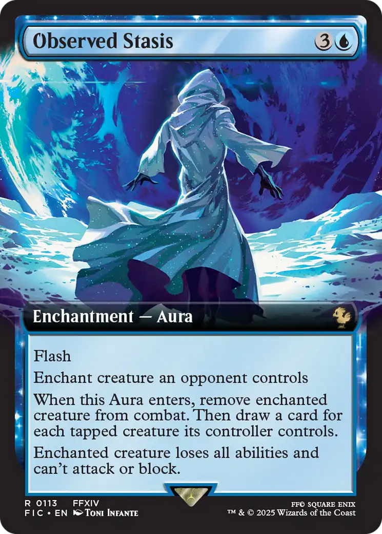 Observed Stasis (Extended Art) [FINAL FANTASY Commander] | Galactic Gamez