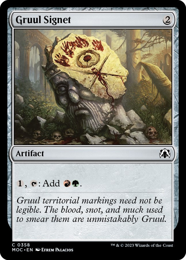 Gruul Signet [March of the Machine Commander] | Galactic Gamez