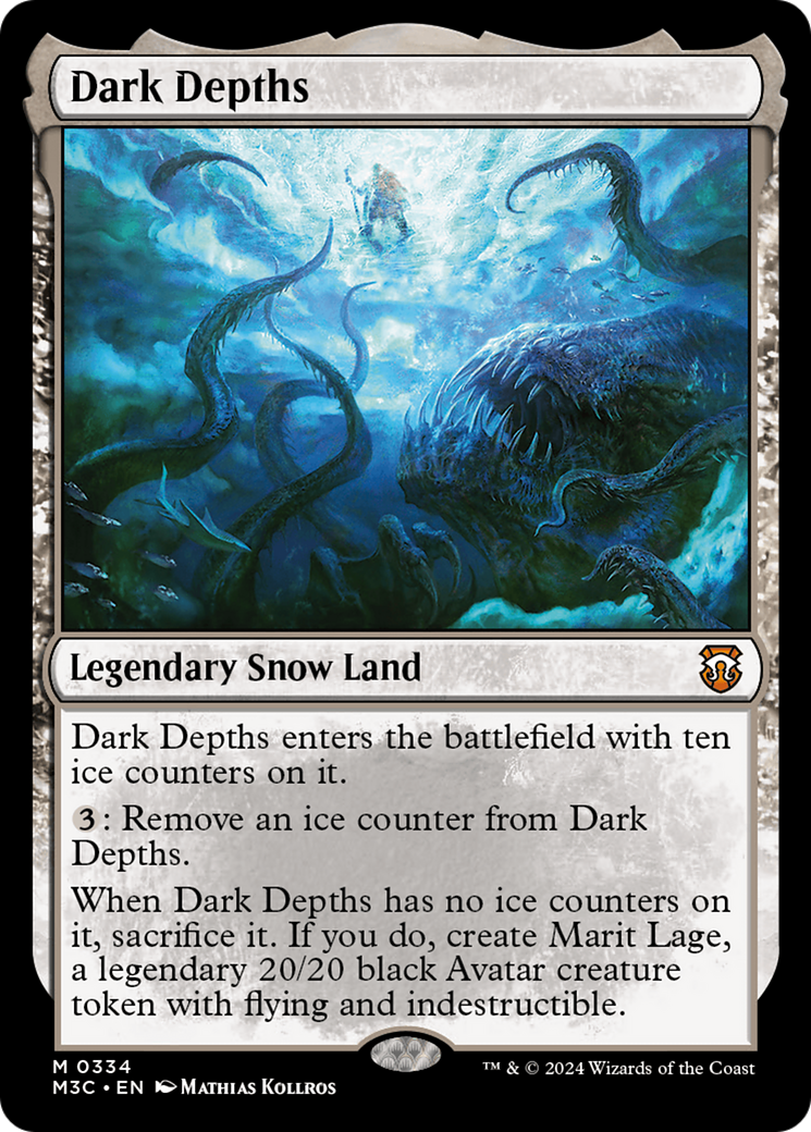 Dark Depths (Ripple Foil) [Modern Horizons 3 Commander] | Galactic Gamez