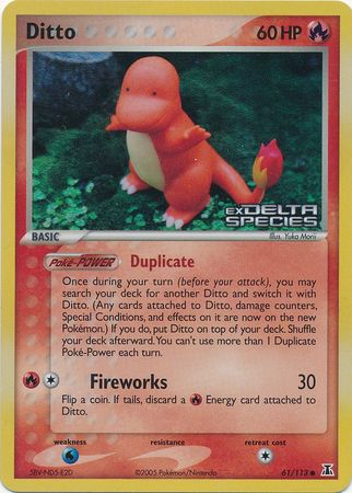 Ditto (61/113) (Stamped) [EX: Delta Species] | Galactic Gamez