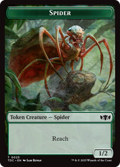 Wall // Spider Double-Sided Token [Tarkir: Dragonstorm Commander Tokens] | Galactic Gamez