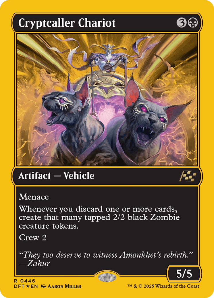 Cryptcaller Chariot (First-Place Foil) [Aetherdrift] | Galactic Gamez