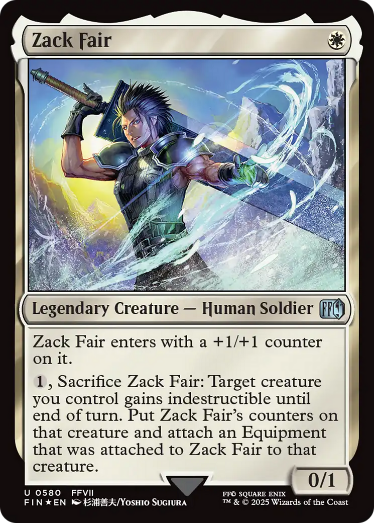 Zack Fair (Surge Foil) [FINAL FANTASY] | Galactic Gamez