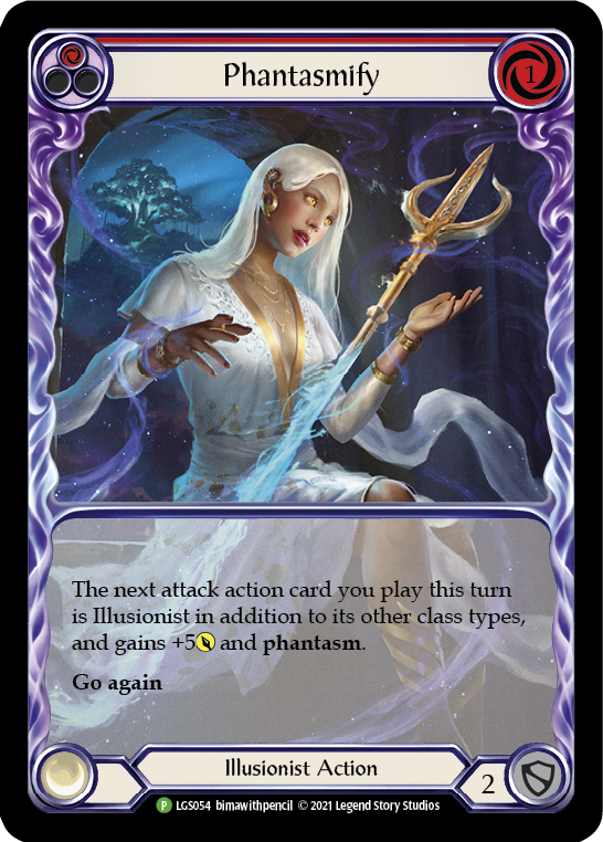 Phantasmify (Red) [LGS054] (Promo)  Rainbow Foil | Galactic Gamez