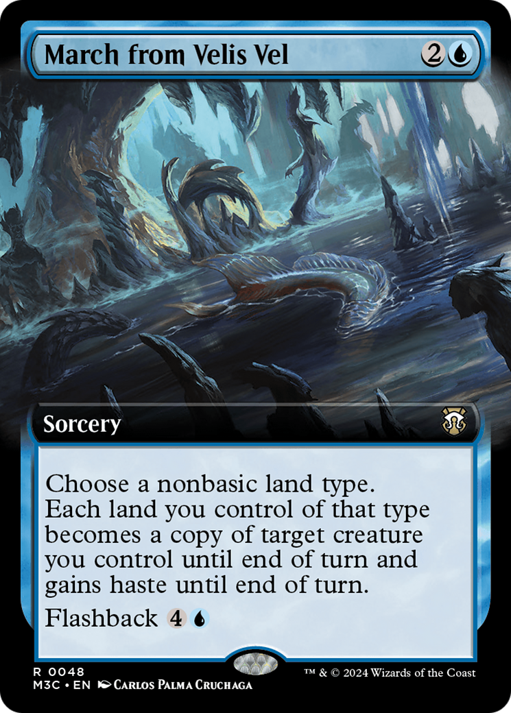 March from Velis Vel (Extended Art) (Ripple Foil) [Modern Horizons 3 Commander] | Galactic Gamez