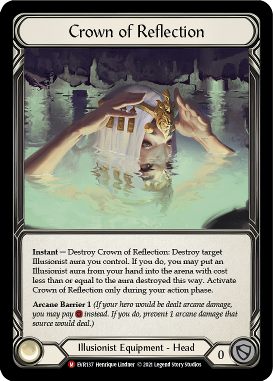 Crown of Reflection [EVR137] (Everfest)  1st Edition Cold Foil | Galactic Gamez