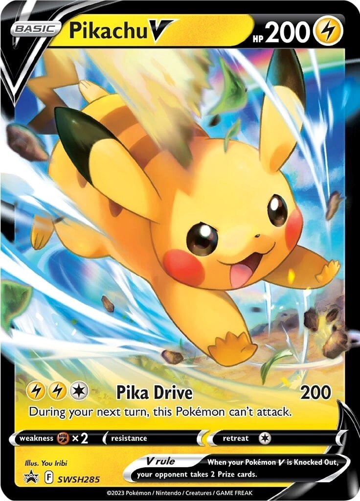 Pikachu V (SWSH285) [Sword & Shield: Black Star Promos] | Galactic Gamez