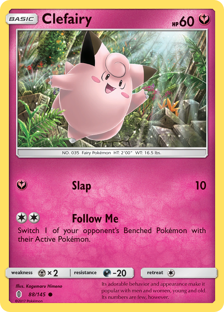 Clefairy (88/145) [Sun & Moon: Guardians Rising] | Galactic Gamez