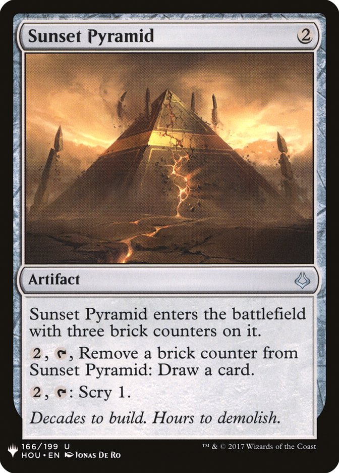 Sunset Pyramid [Mystery Booster] | Galactic Gamez