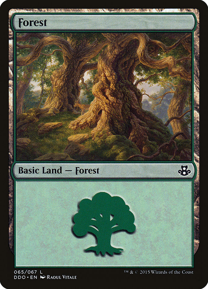 Forest (65) [Duel Decks: Elspeth vs. Kiora] | Galactic Gamez