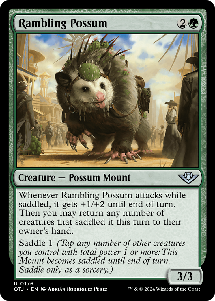 Rambling Possum [Outlaws of Thunder Junction] | Galactic Gamez