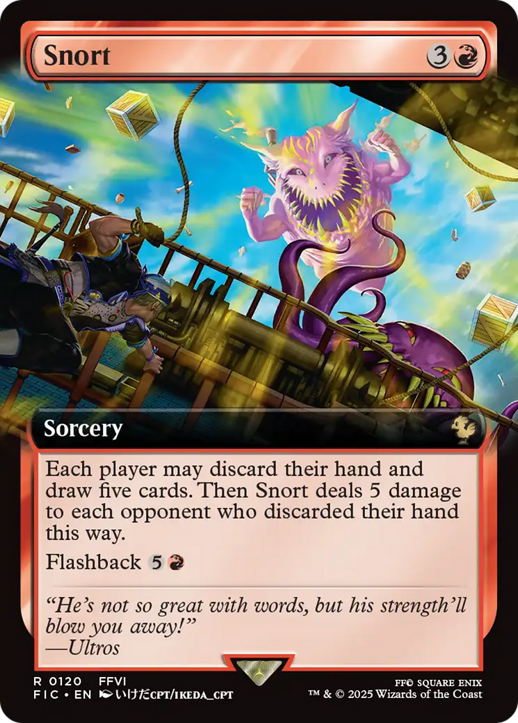Snort (Extended Art) [FINAL FANTASY Commander] | Galactic Gamez