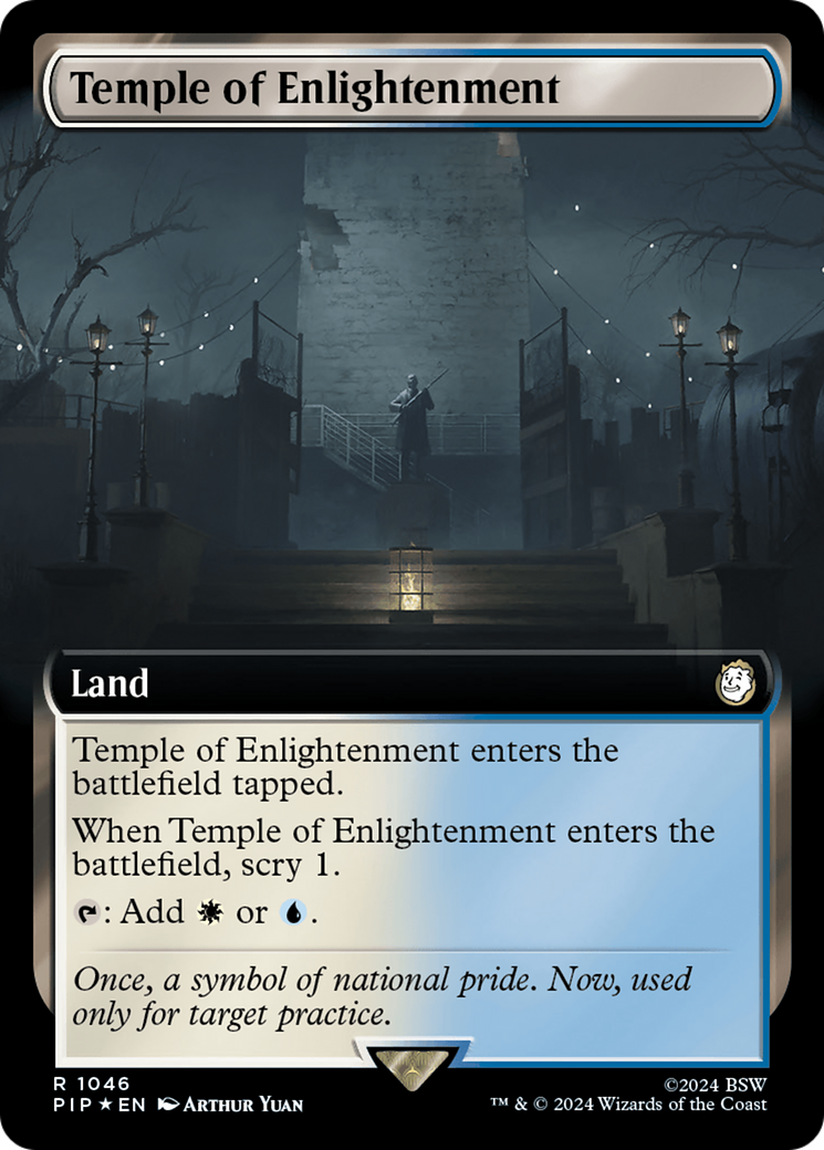 Temple of Enlightenment (Extended Art) (Surge Foil) [Fallout] | Galactic Gamez