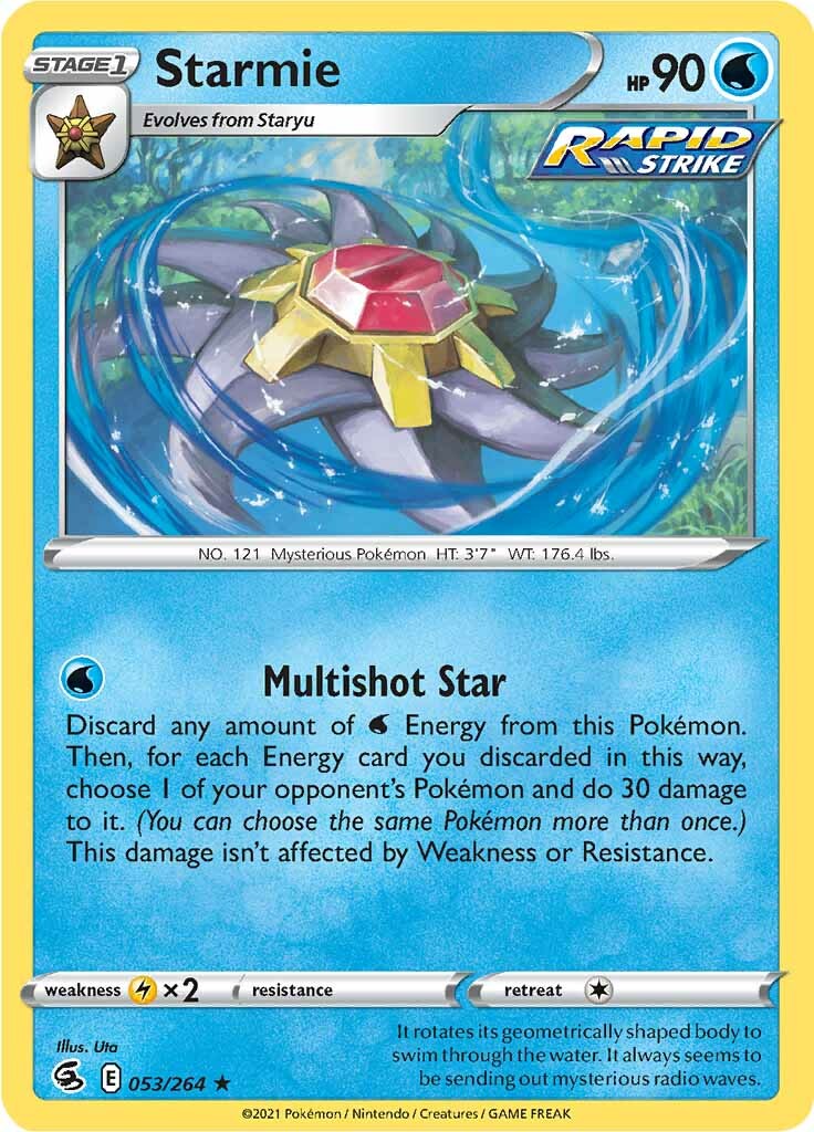 Starmie (053/264) [Sword & Shield: Fusion Strike] | Galactic Gamez