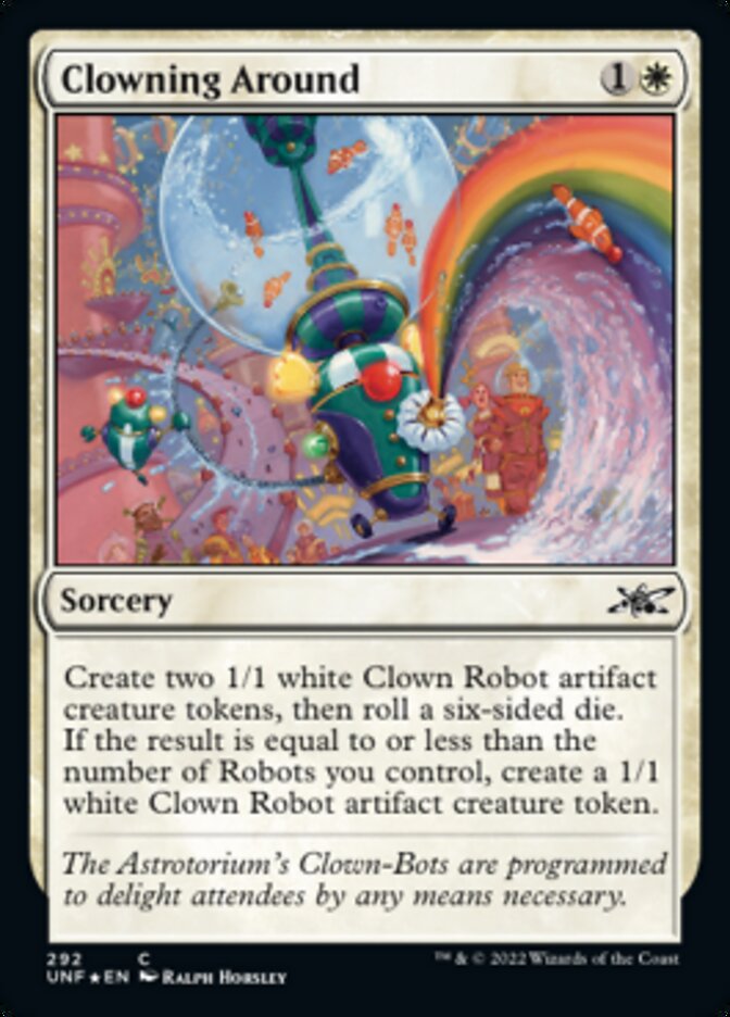 Clowning Around (Galaxy Foil) [Unfinity] | Galactic Gamez