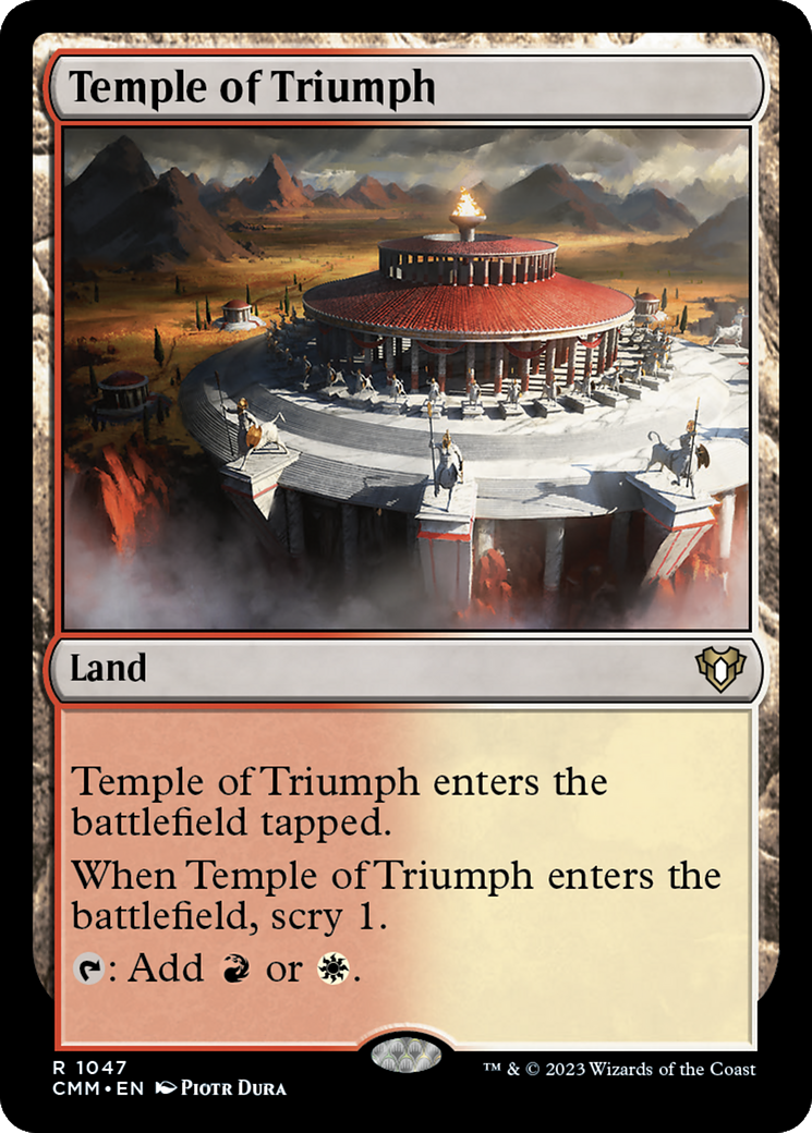 Temple of Triumph [Commander Masters] | Galactic Gamez