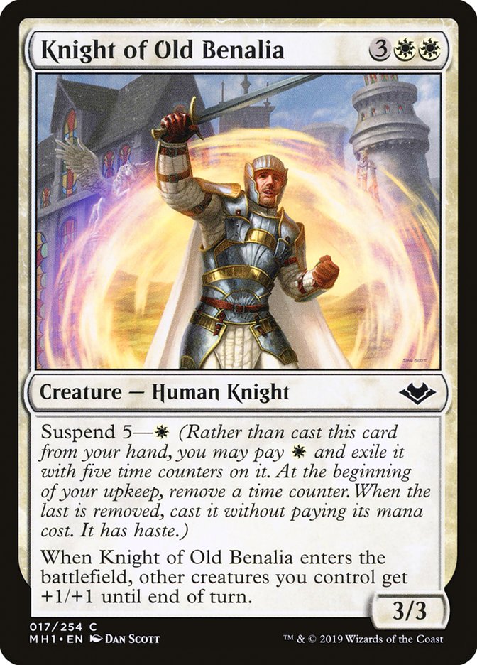 Knight of Old Benalia [Modern Horizons] | Galactic Gamez