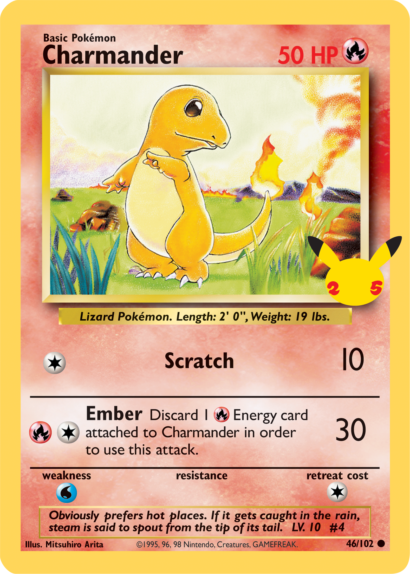 Charmander (46/102) (Jumbo Card) [First Partner Pack] | Galactic Gamez