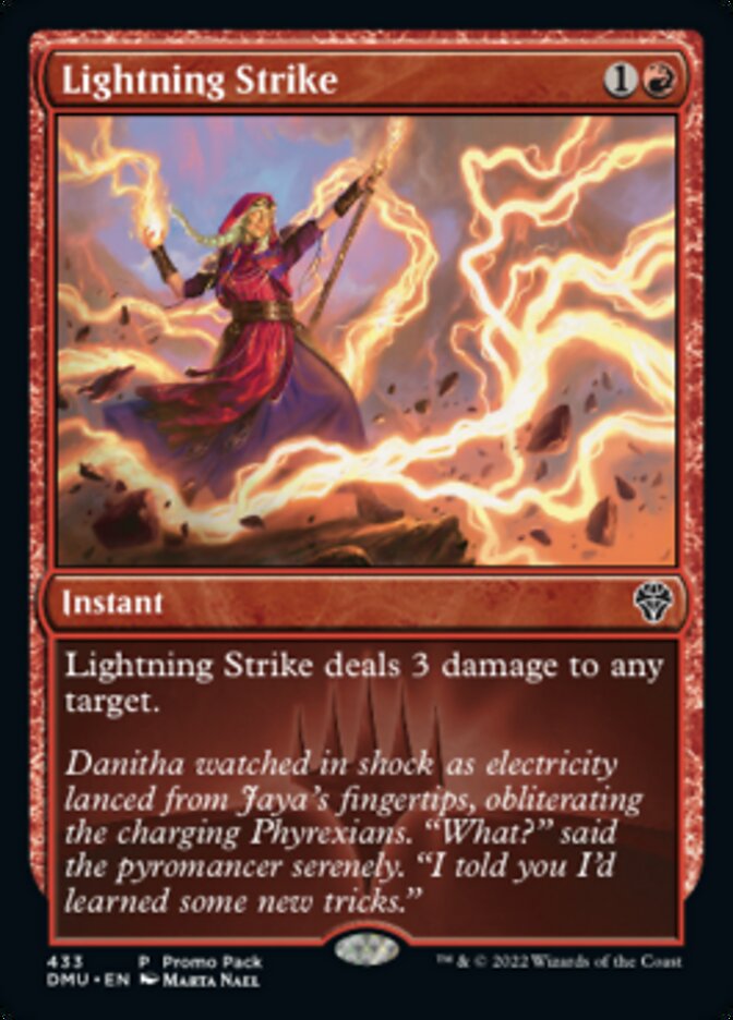 Lightning Strike (Promo Pack) [Dominaria United Promos] | Galactic Gamez