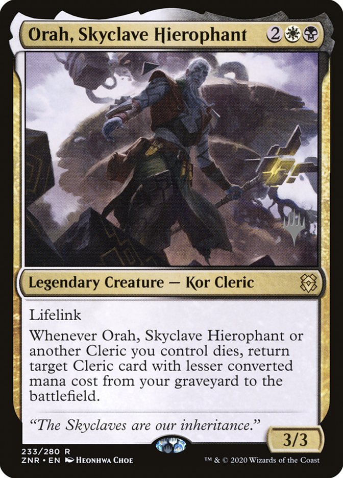 Orah, Skyclave Hierophant (Promo Pack) [Zendikar Rising Promos] | Galactic Gamez