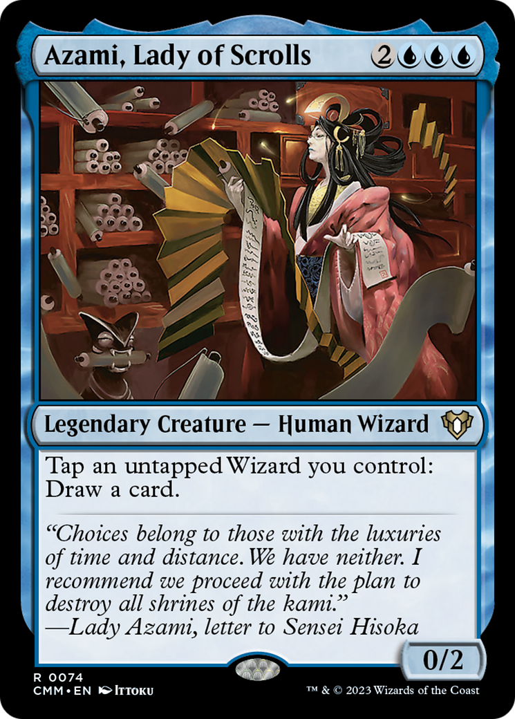 Azami, Lady of Scrolls [Commander Masters] | Galactic Gamez