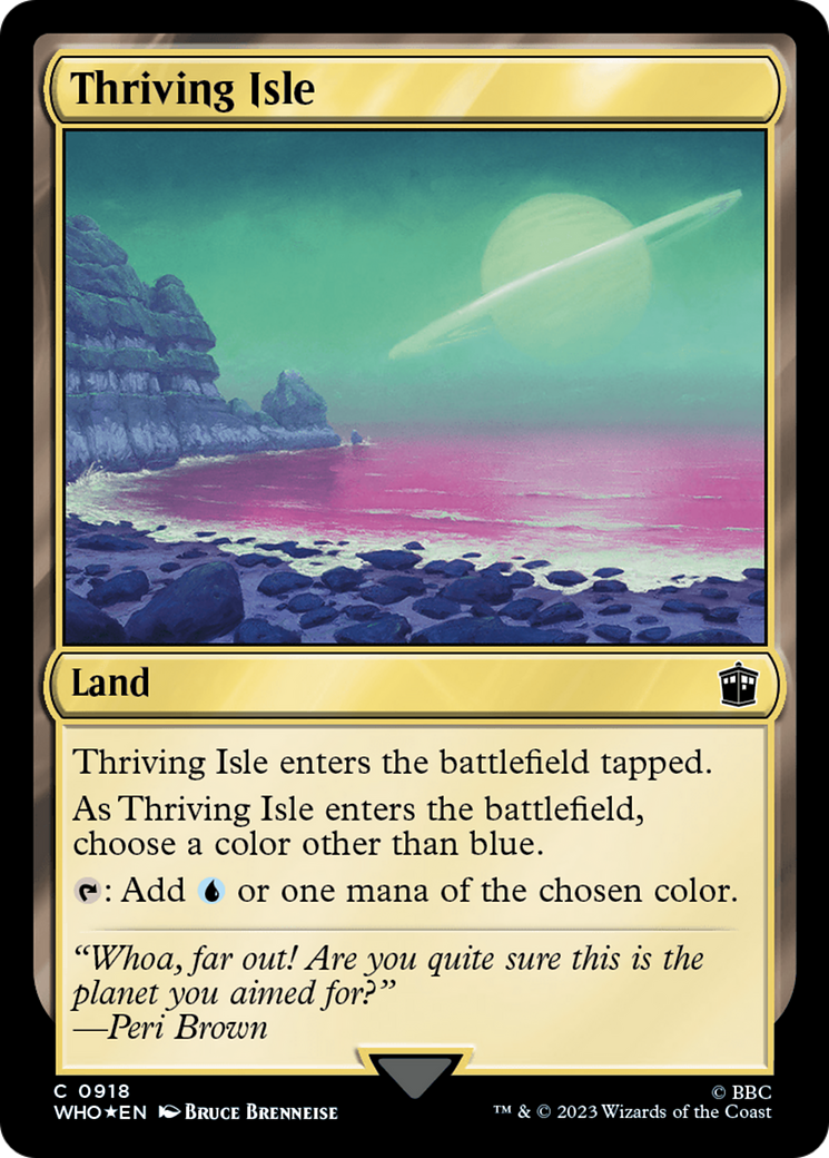 Thriving Isle (Surge Foil) [Doctor Who] | Galactic Gamez