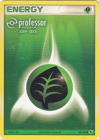 Grass Energy (104/109) (2004 2005) [Professor Program Promos] | Galactic Gamez