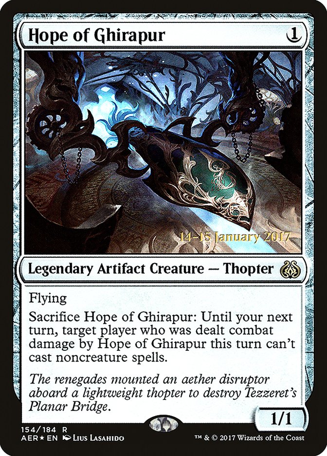 Hope of Ghirapur [Aether Revolt Prerelease Promos] | Galactic Gamez