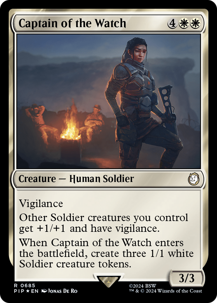 Captain of the Watch (Surge Foil) [Fallout] | Galactic Gamez