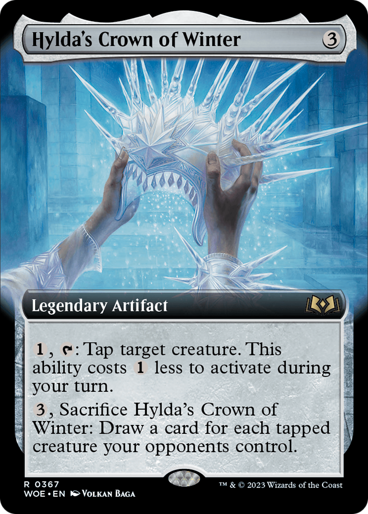 Hylda's Crown of Winter (Extended Art) [Wilds of Eldraine] | Galactic Gamez