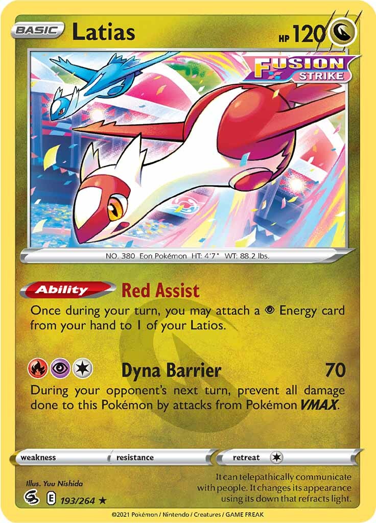 Latias (193/264) [Sword & Shield: Fusion Strike] | Galactic Gamez