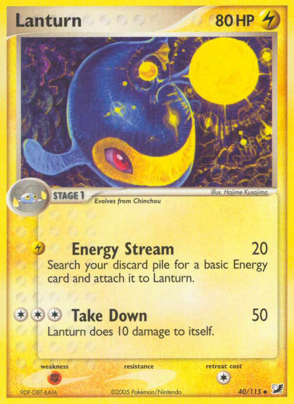 Lanturn (40/115) [EX: Unseen Forces] | Galactic Gamez