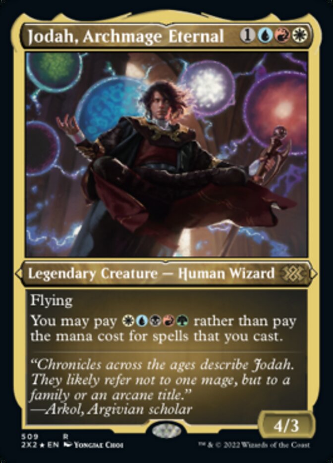 Jodah, Archmage Eternal (Foil Etched) [Double Masters 2022] | Galactic Gamez