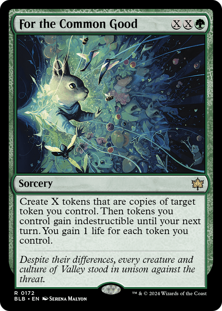 For the Common Good [Bloomburrow] | Galactic Gamez