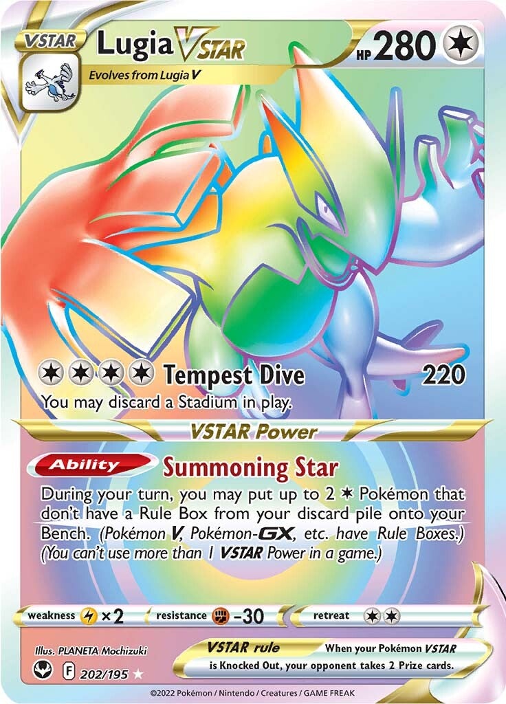 Lugia VSTAR (202/195) [Sword & Shield: Silver Tempest] | Galactic Gamez