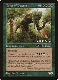 Force of Nature (Oversized) [Oversize Cards] | Galactic Gamez