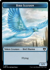 Bird // Bird Illusion Double-Sided Token [Commander Masters Tokens] | Galactic Gamez