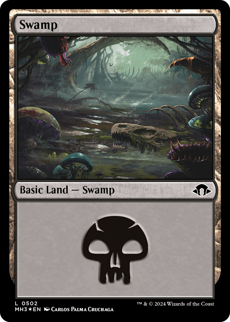 Swamp (0502) (Ripple Foil) [Modern Horizons 3] | Galactic Gamez