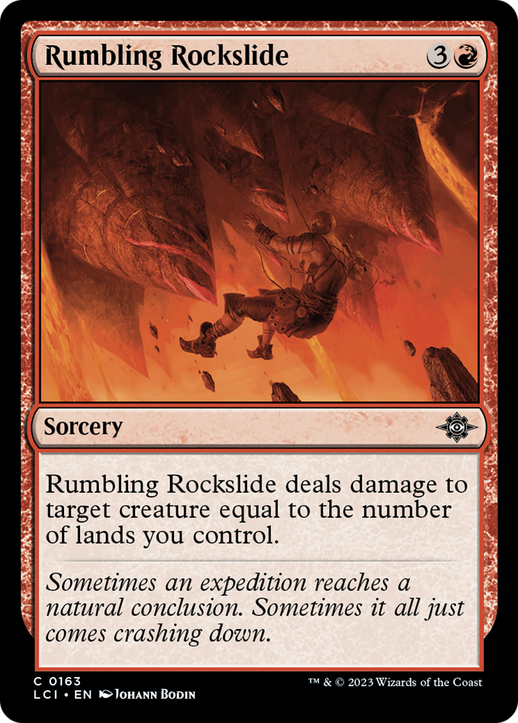 Rumbling Rockslide [The Lost Caverns of Ixalan] | Galactic Gamez