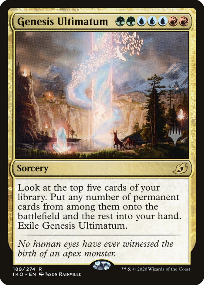 Genesis Ultimatum (Promo Pack) [Ikoria: Lair of Behemoths Promos] | Galactic Gamez