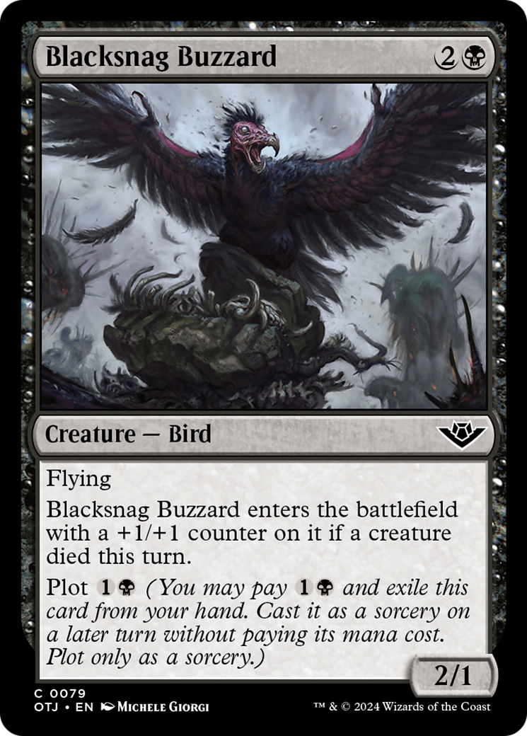 Blacksnag Buzzard [Outlaws of Thunder Junction] | Galactic Gamez