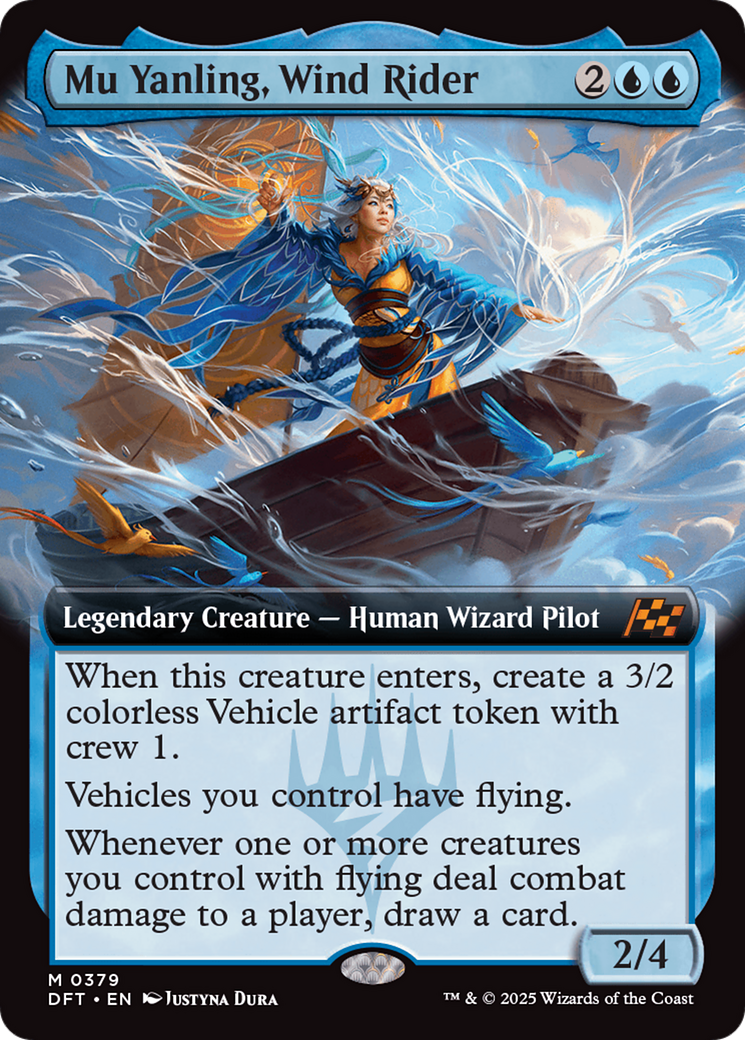 Mu Yanling, Wind Rider (Extended Art) [Aetherdrift] | Galactic Gamez